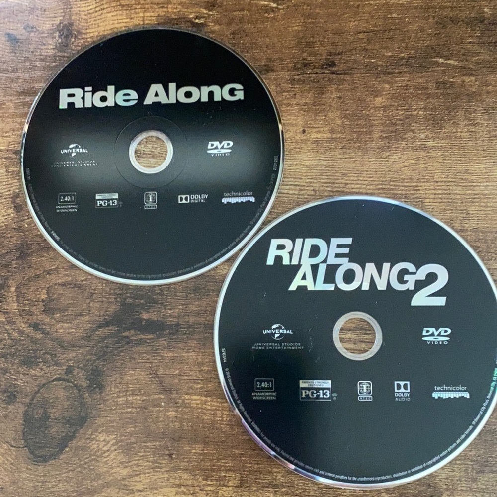📀 Ride Along DVD 1 & 2 Bundle